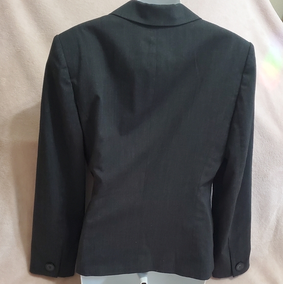 Like NEW 2-Piece Jones New York Pants Suit Charcoal Gray Sz 8 - Picture 10 of 16